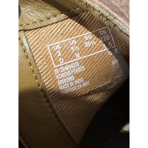 Clarks Women’s Maypearl Ramie Leather Ankle Boots Tan Size 5.5 – Timeless Style - Picture 10 of 10